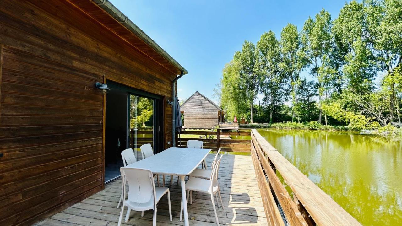 Chalet Avec Terrasse Sur Pilotis Vue Sur L'Etang Rue  Exterior photo